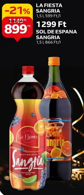 Auchan LA FIESTA SANGRIA 1,5l ajánlat