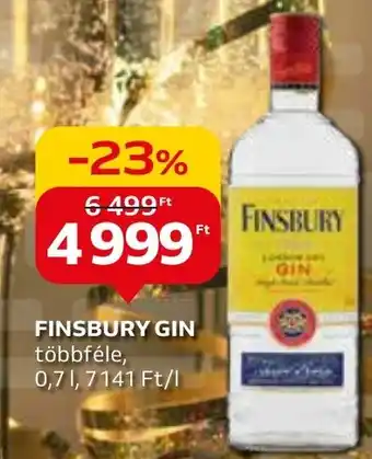 Auchan FINSBURY GIN 0,7l ajánlat