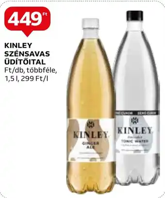 Auchan KINLEY SZÉNSAVAS ÜDÍTŐITAL 1,5l ajánlat