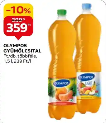 Auchan OLYMPOS GYÜMÖLCSITAL 1,5l ajánlat