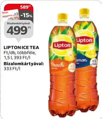 Auchan LIPTON ICE TEA, 1,5l ajánlat