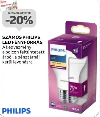 Auchan SZÁMOS PHILIPS LED FÉNYFORRÁS ajánlat