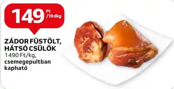 ZÁDOR FÜSTÖLT, HÁTSÓ CSÜLÖK