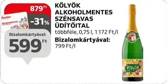 Auchan KÖLYÖK ALKOHOLMENTES SZÉNSAVAS ÜDÍTŐITAL ajánlat