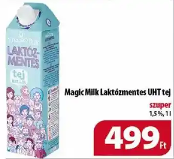 Coop Magic Milk Laktózmentes UHT tej 1,5% 1l ajánlat