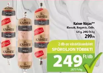 Coop Kaiser Májas 120g ajánlat
