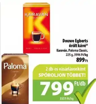 Coop Douwe Egberts őrölt kávé 225g ajánlat