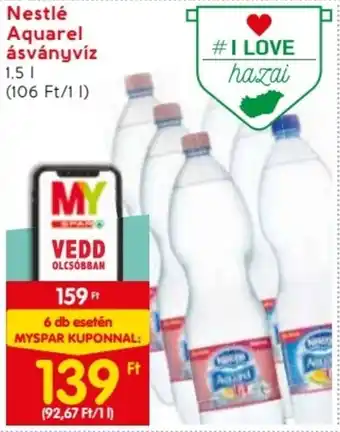 Nestlé Aquarel ásványvíz 1.5l