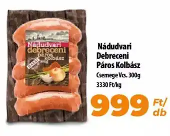 Coop Nádudvari debreceni Páros Kolbász 300g ajánlat