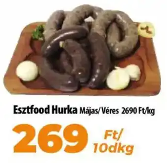 Esztfood Hurka Májas/Véres 10dkg