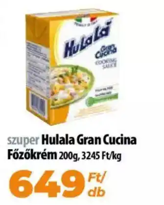 Coop Hulala Gran Cucina Főzőkrém 200g ajánlat