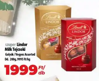 Coop szuper Lindor Milk Tejcsoki 200g ajánlat