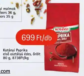 Coop szuper Kotányi malmok Feketebors 36 g, Tarkabors 35 g ajánlat