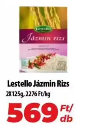 Coop Lestello Jázmin Rizs 2X125g ajánlat