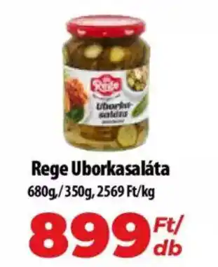 Coop Rege Uborkasaláta 680g,/350g ajánlat