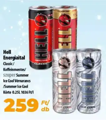 Coop Hell Energiaital 0,25l ajánlat
