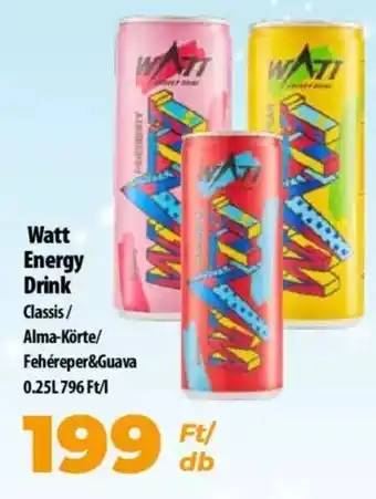 Coop Watt Energy Drink 0,25l ajánlat