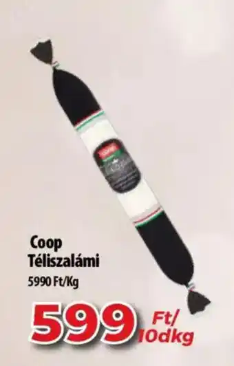 Coop Coop Téliszalámi bacon 200g ajánlat