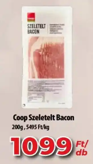Coop Coop Szeletelt Bacon 200g ajánlat