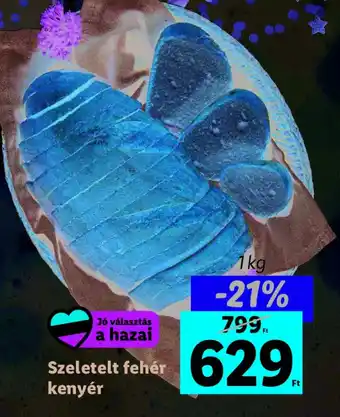 Lidl Szeletelt fehér kenyér 1kg ajánlat