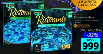 Lidl Dr.Oetker Ristorante PIZZA 355g ajánlat