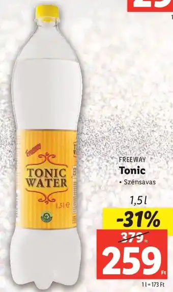 Lidl FREEWAY Tonic 1,5l ajánlat