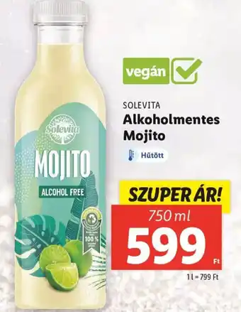 Lidl Solevita Alkoholmentes Mojito 750ml ajánlat
