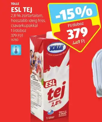 TOLLE ESL TEJ 1l