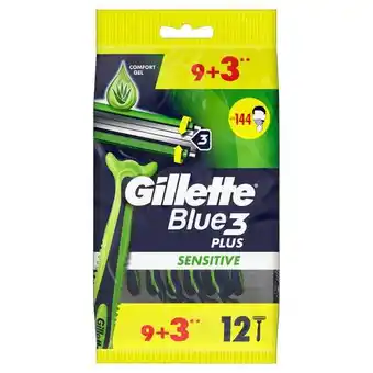 Rossmann Gillette blue3 sensitive eldobható borotva - 12 db ajánlat