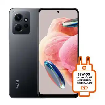 Xiaomishop Redmi note 12 8gb+256gb, onyx gray ajánlat