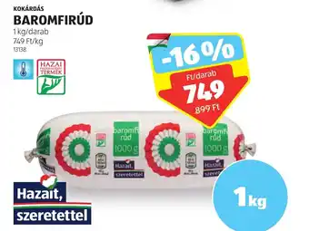 ALDI KOKÁRDÁS BAROMFIRÚD 1kg ajánlat