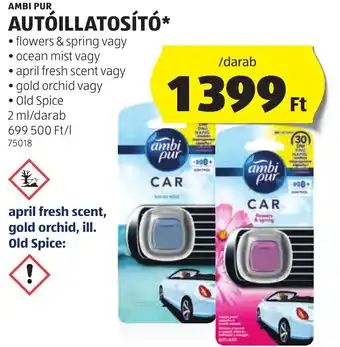 ALDI AMBI PUR AUTÓILLATOSÍTÓ ajánlat