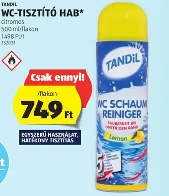ALDI TANDIL WC TISZTÍTÓ HAB ajánlat