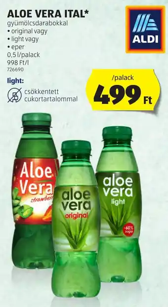 ALDI ALOE VERA ITAL 0,5l ajánlat