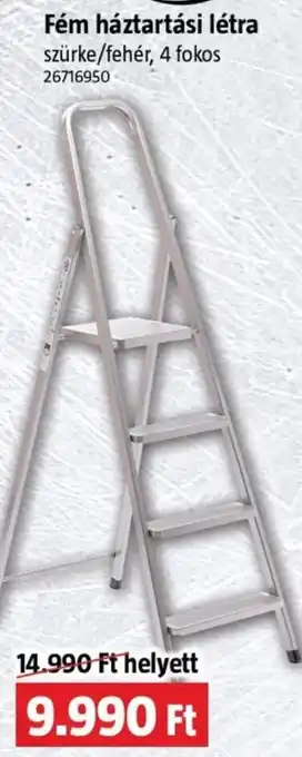 Bauhaus Fém háztartási létra ajánlat