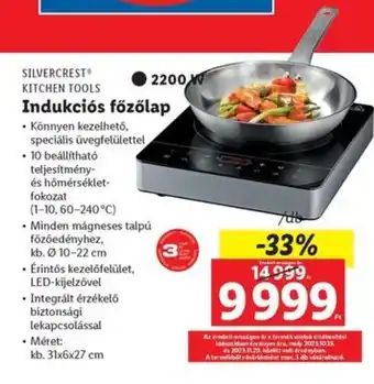 Lidl SILVERCREST KITCHEN TOOLS Indukciós főzőlap ajánlat