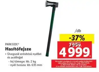 Lidl PARKSIDE Hasítófejsze ajánlat