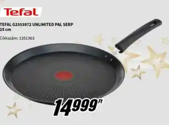 MediaMarkt TEFAL G2553872 UNLIMITED PAL SERP 25 cm ajánlat