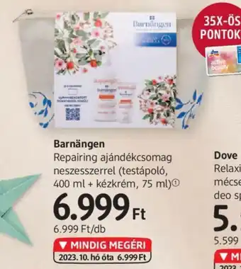 Barnängen Repairing ajándékcsomag neszesszerrel (testápoló 400 ml+kézkrém 75ml)