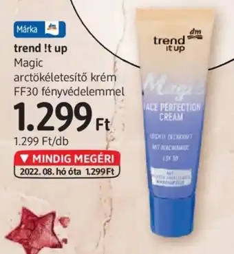 DM trend !t up Magic Magic arctökéletesítő krém FF30 fényvédelemmel ajánlat