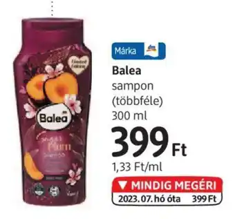DM Balea sampon 300 ml ajánlat