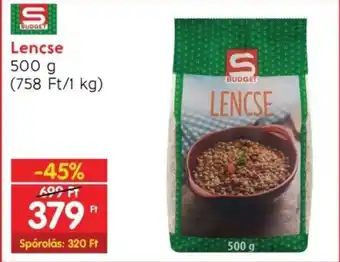 Spar Lencse 500 g ajánlat