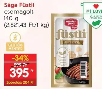 Spar Sága Füstli 140 g ajánlat