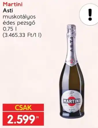 Spar Martini Asti 0,75 l ajánlat