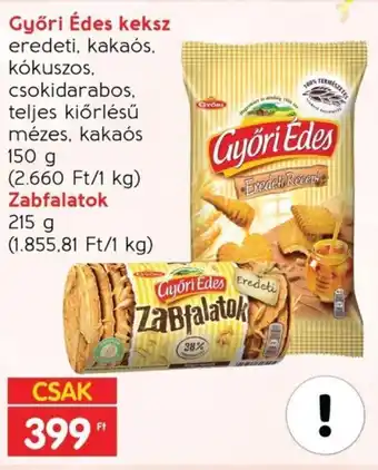 Spar Győri Édes keksz stb. 150 - 215 g ajánlat