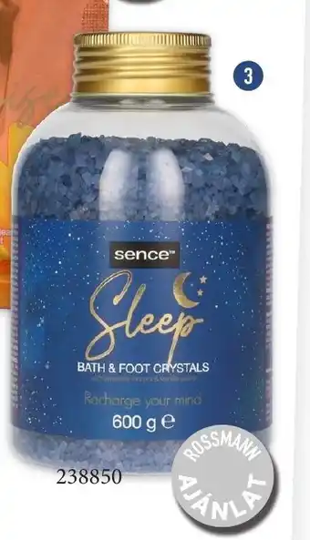 Rossmann SENCE WELLNESS FÜRDŐSÓ 600 g ajánlat