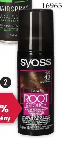 Rossmann SYOSS ROOT RETOUCH HAJTŐSZÍNEZŐ SPRAY 120 ml ajánlat