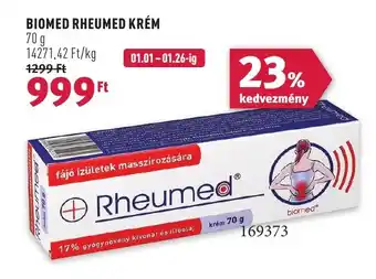 Rossmann BIOMED RHEUMED KRÉM 70g ajánlat