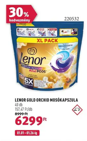 Rossmann LENOR GOLD ORCHID MOSÓKAPSZULA 40 db ajánlat