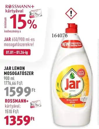 Rossmann JAR LEMON MOSOGATÓSZER 900ml ajánlat